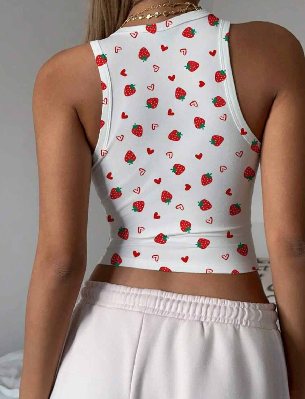 Strawberry tank top