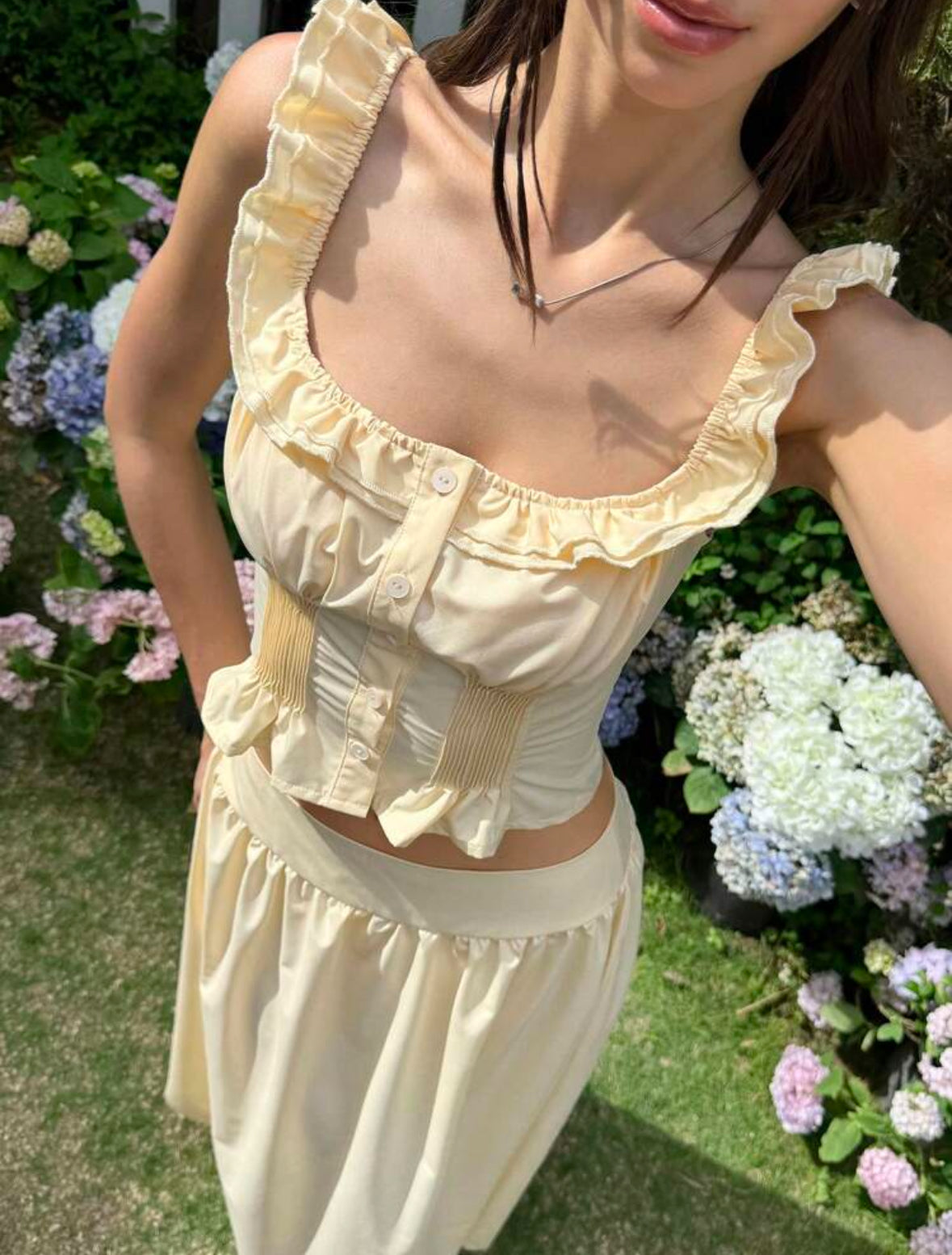 Butter skirt set