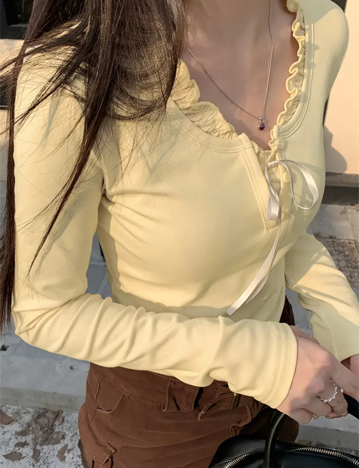 Basic Ruffle Top