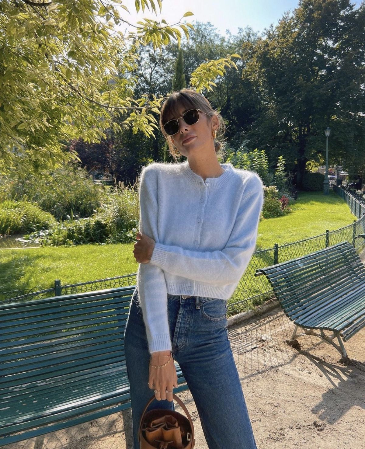 O-neck Knitted Cardigan