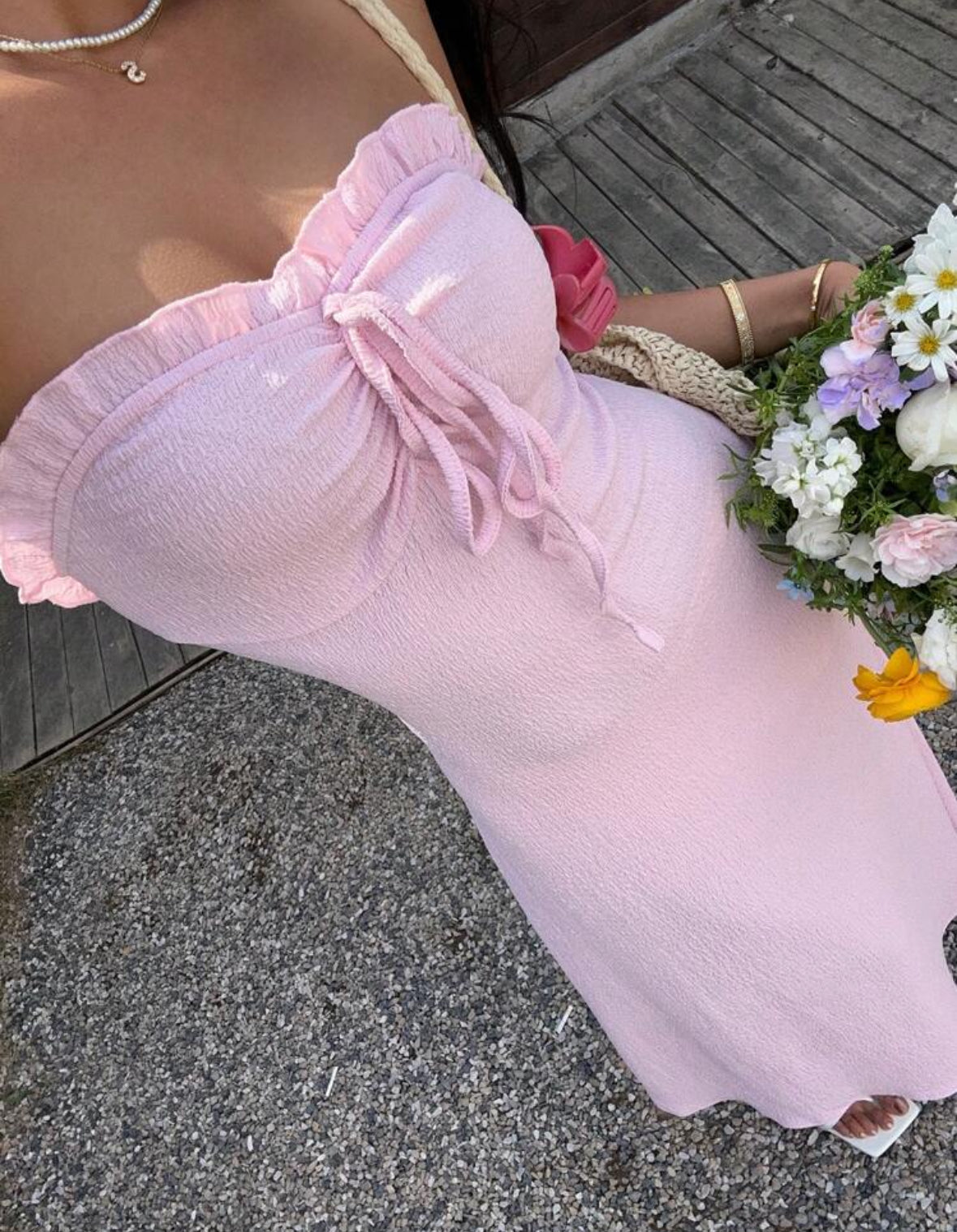 Solid color cami dress