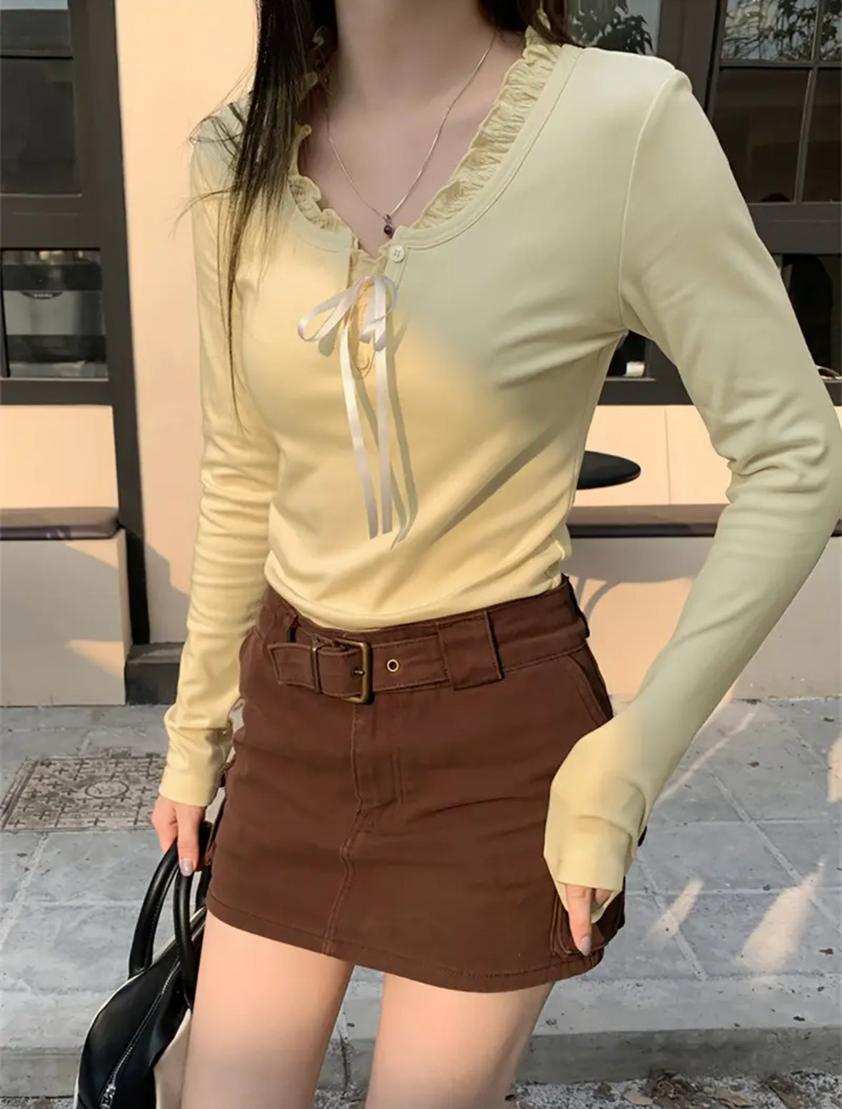 Basic Ruffle Top