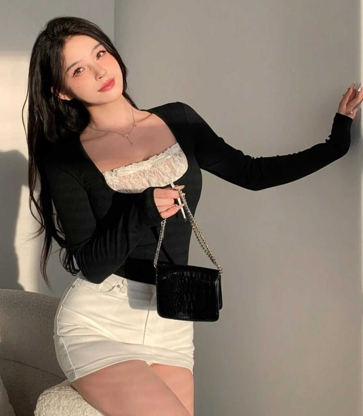Color block top