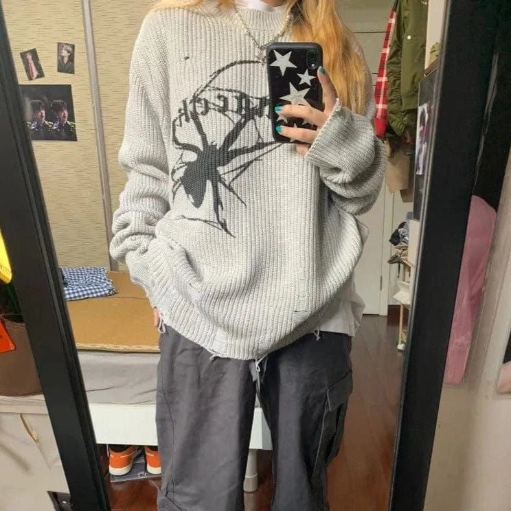 Y2k Knitted sweatshirt