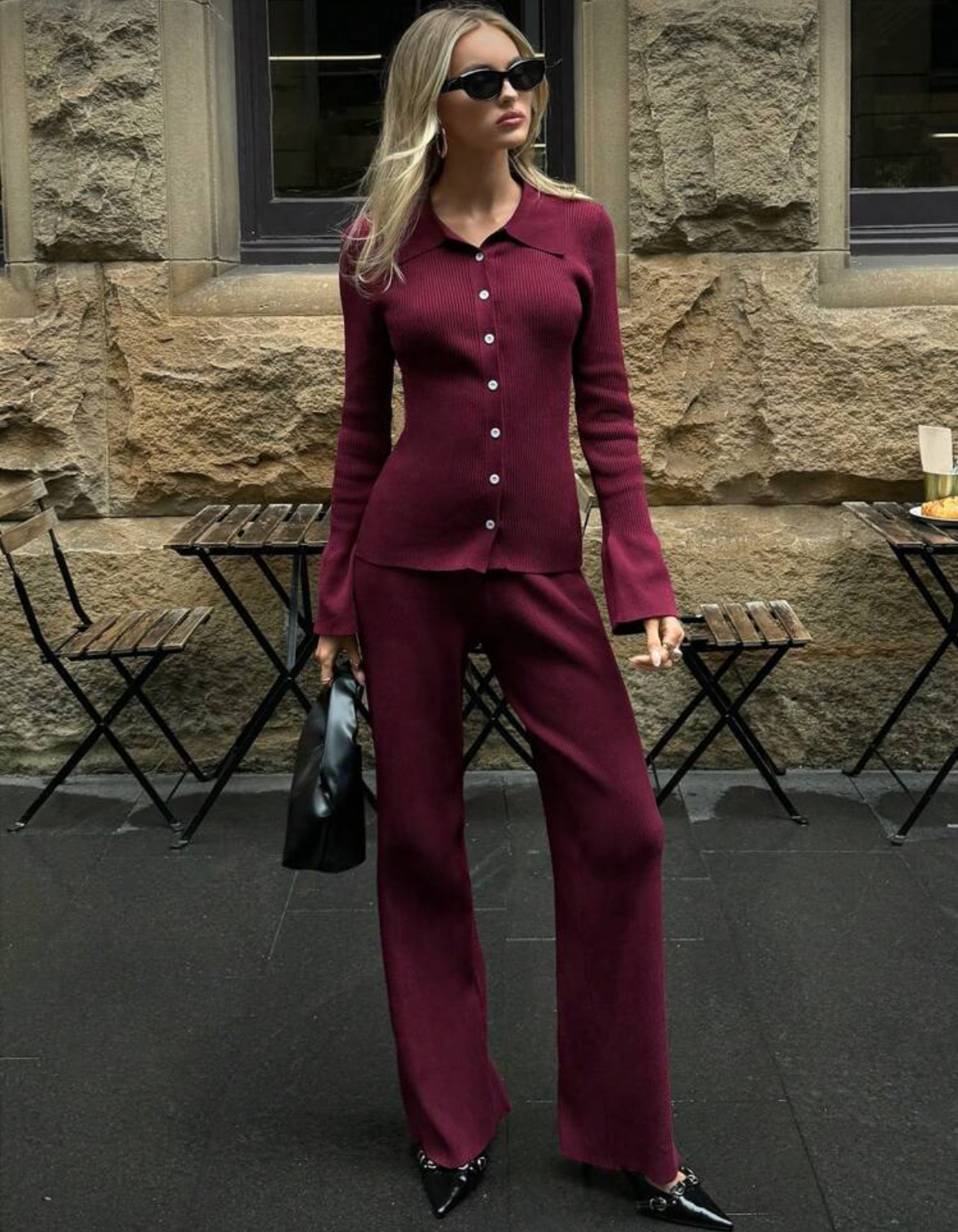 Burgundy co ords
