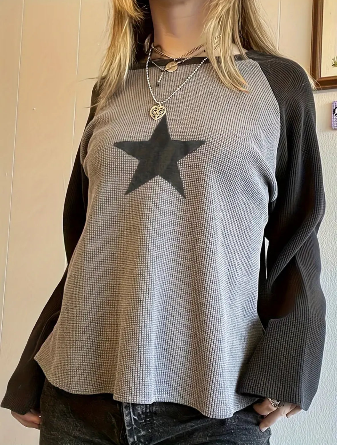 Star oversized sweatshirt
