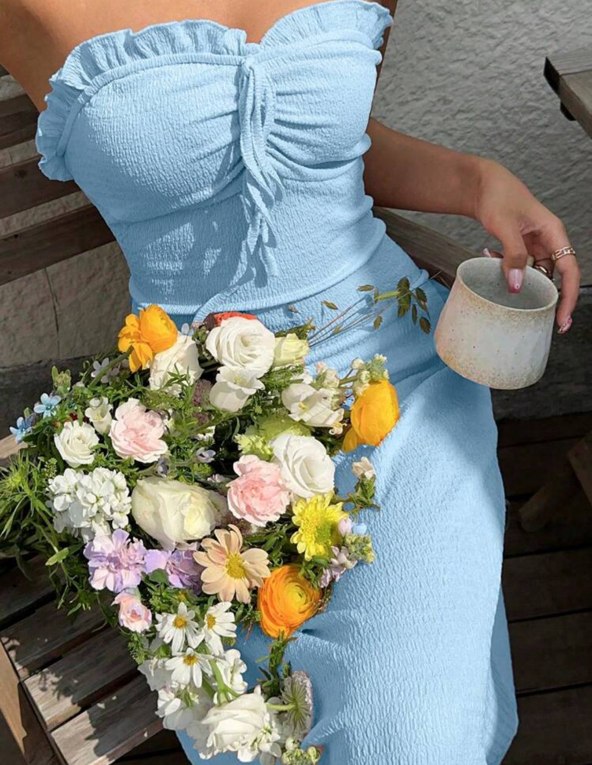 Solid color cami dress