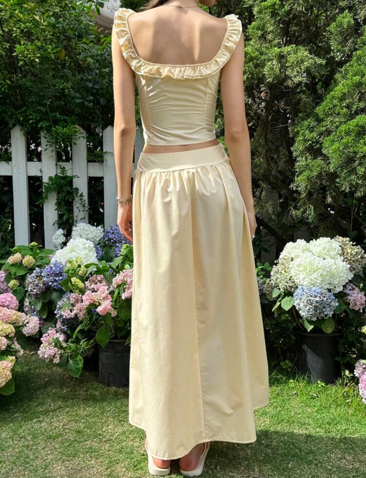 Butter skirt set