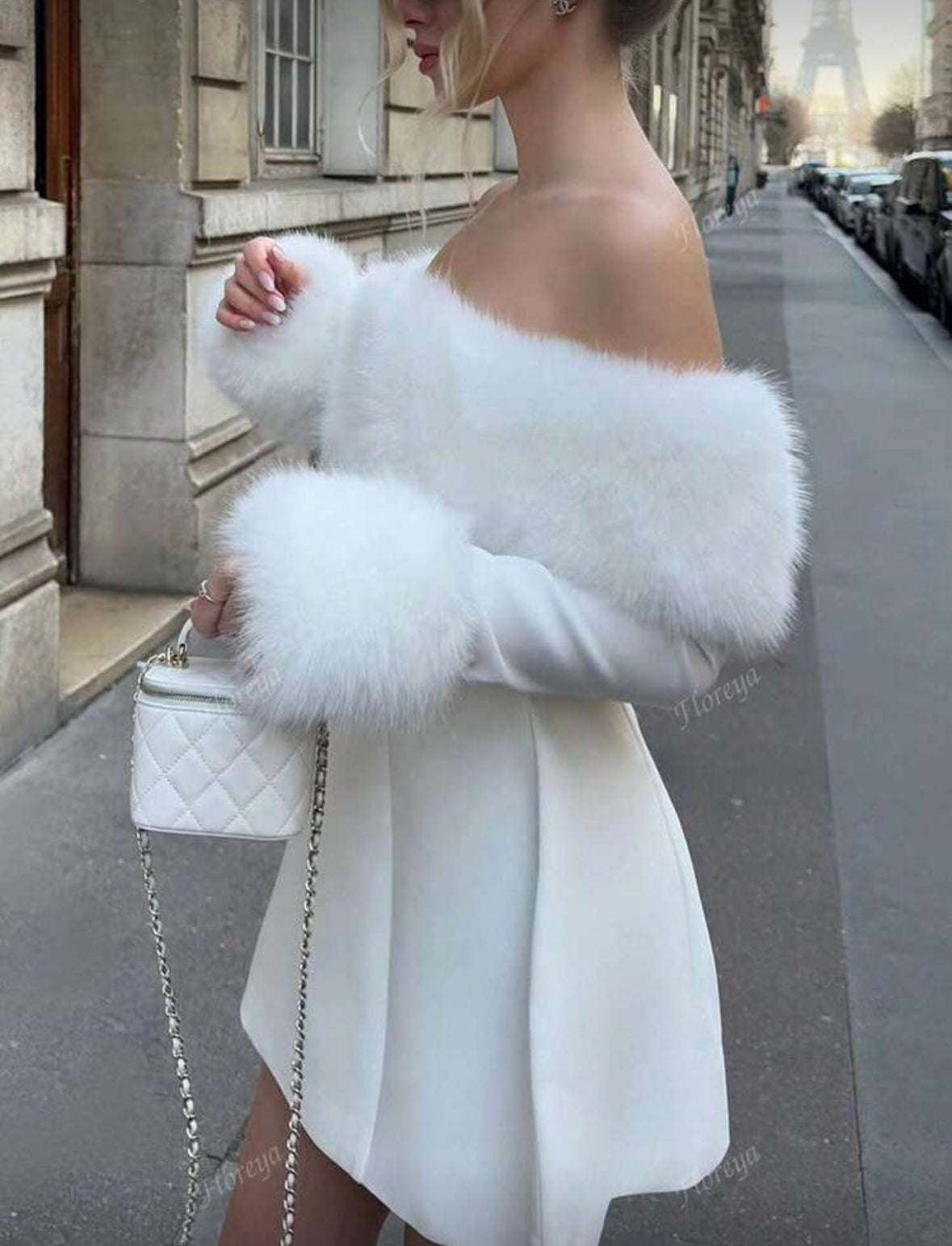 Fur dress