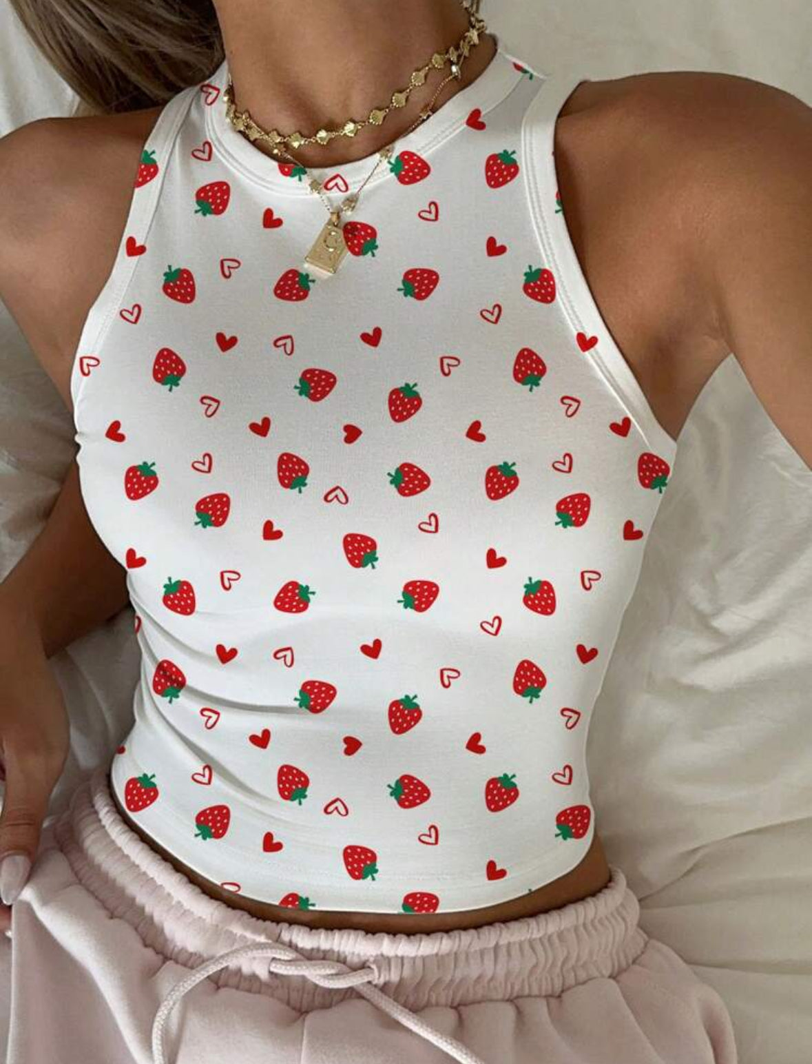 Strawberry tank top