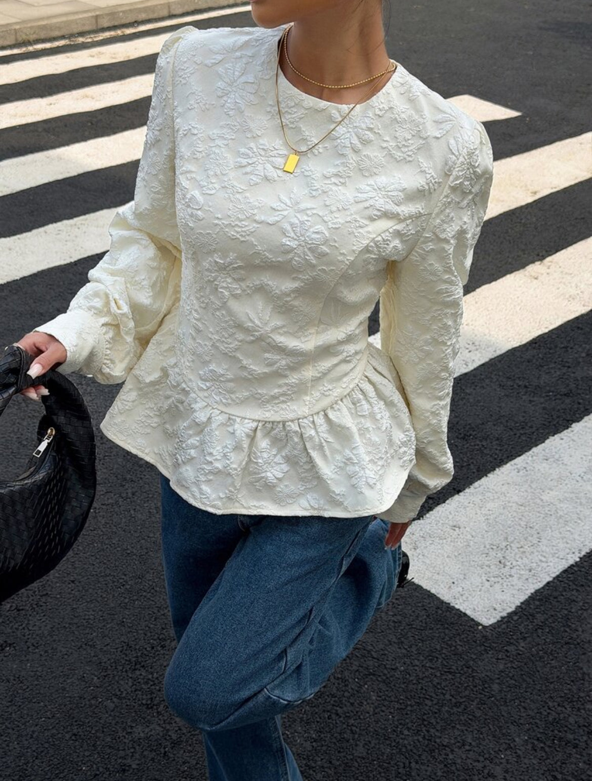 Jacquard Texture Top
