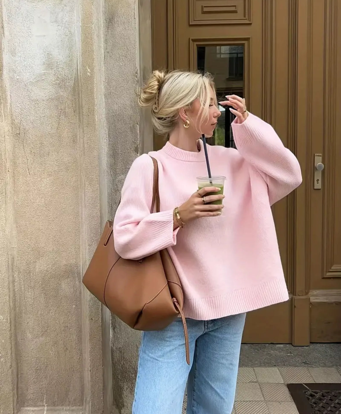 Cozy Pink Sweater