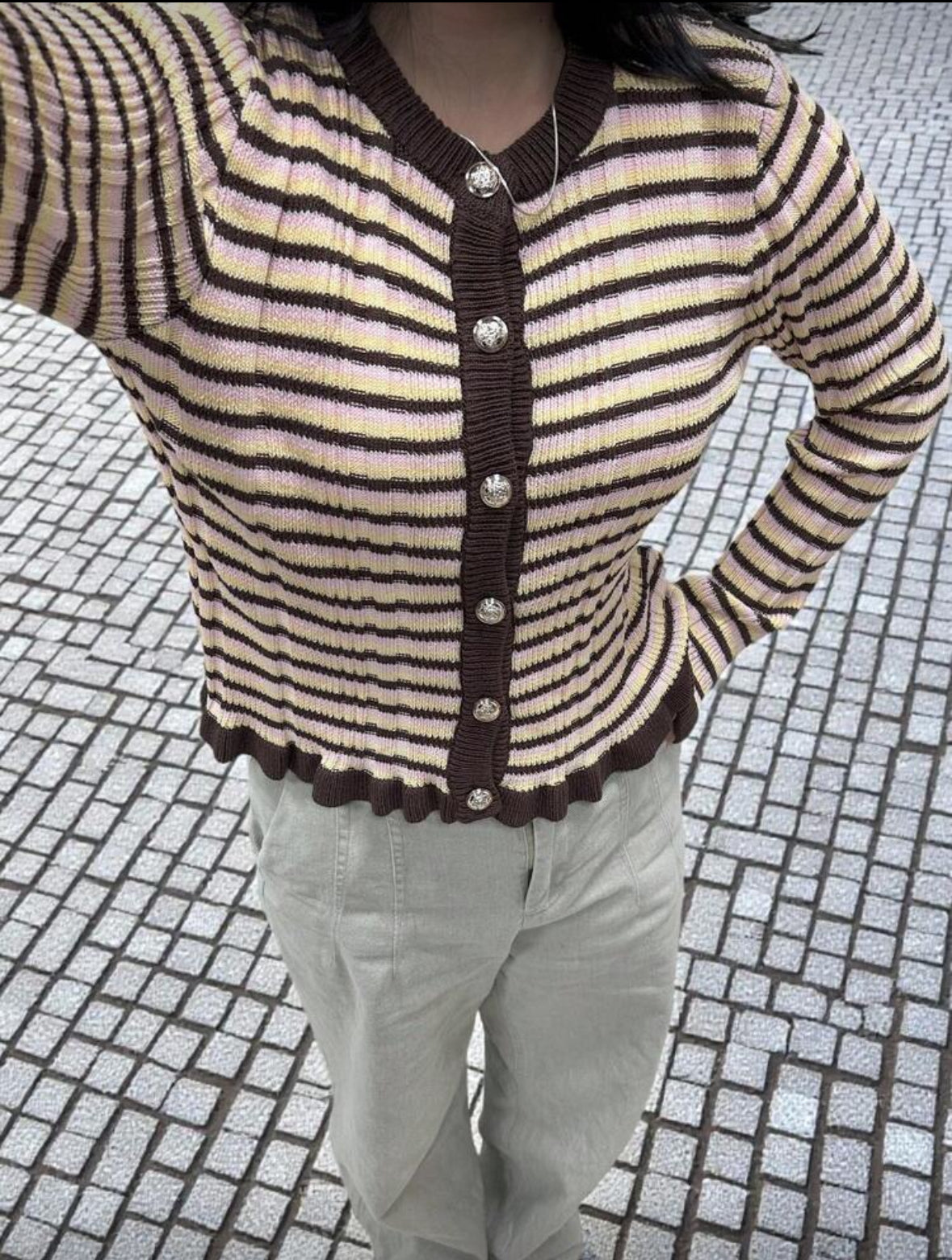 Striped sweat