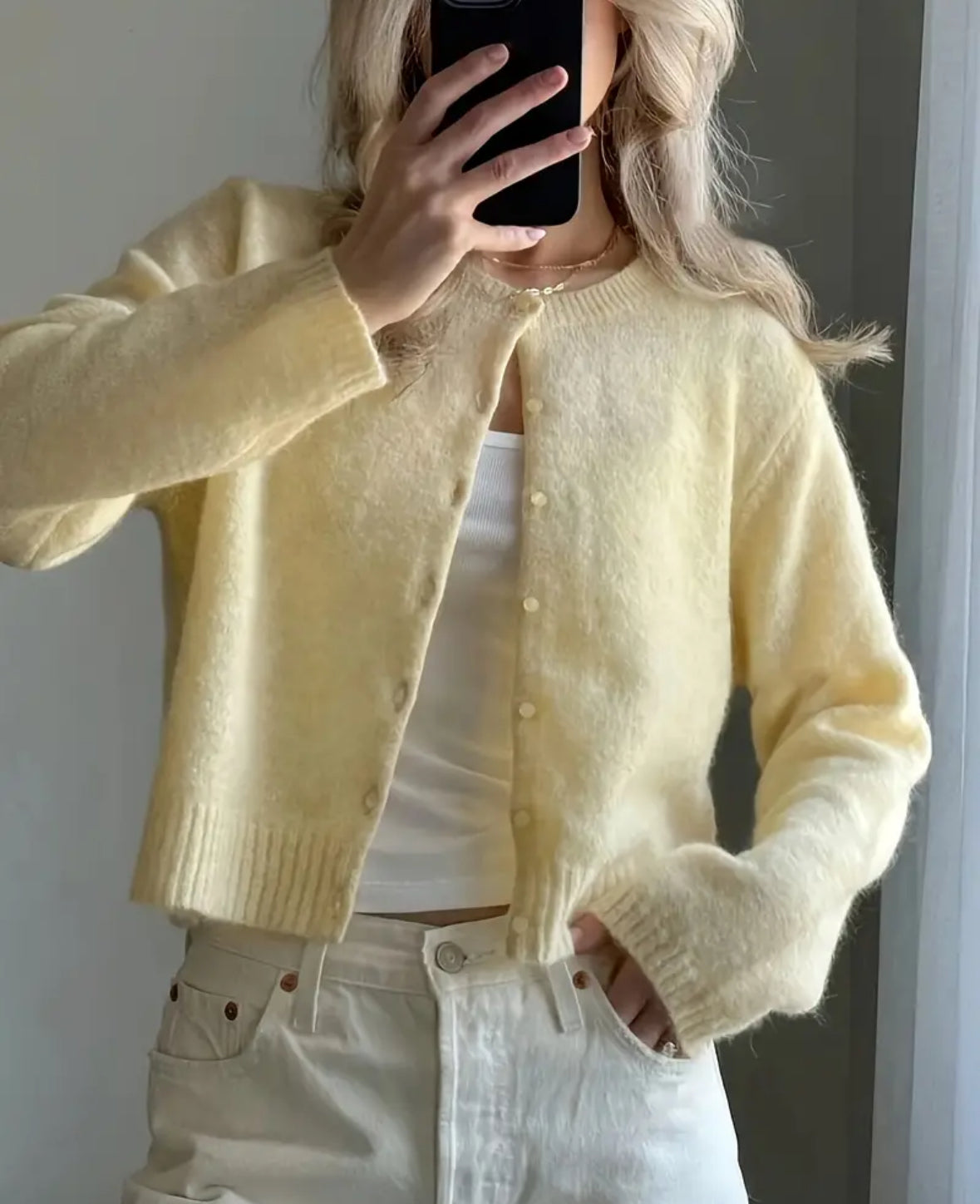 O-neck Knitted Cardigan