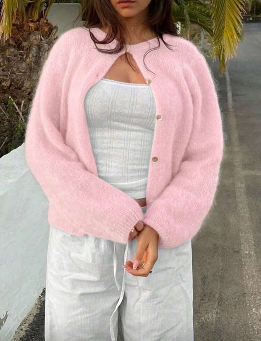 Pink furry sweat