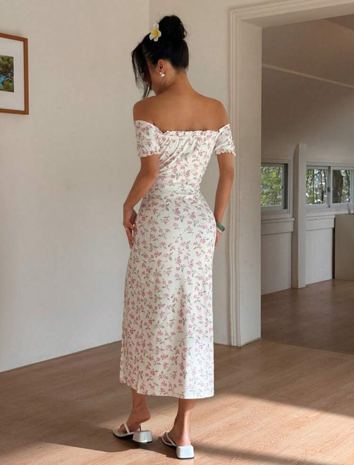 Floral bodycon