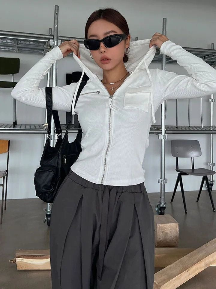 Zipper hoodie