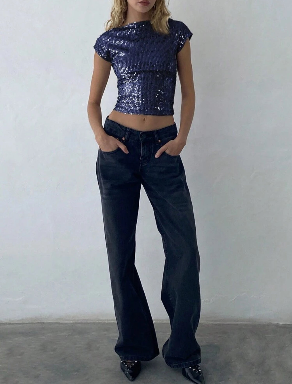 Sequin decorated tee