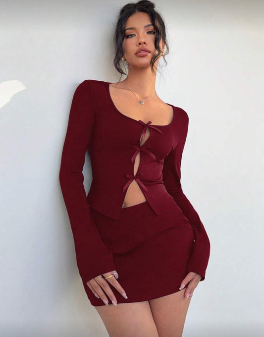 Mini skirt set
