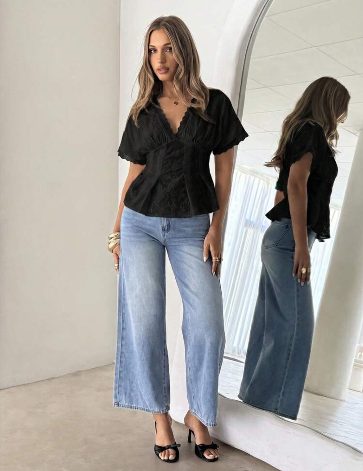 Cute Peplum Top