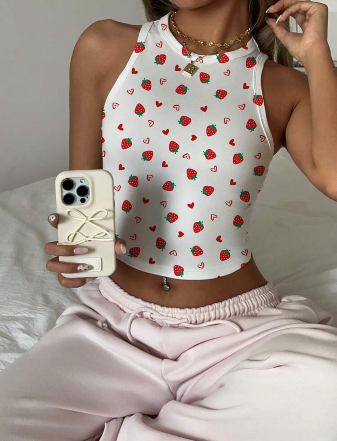 Strawberry tank top