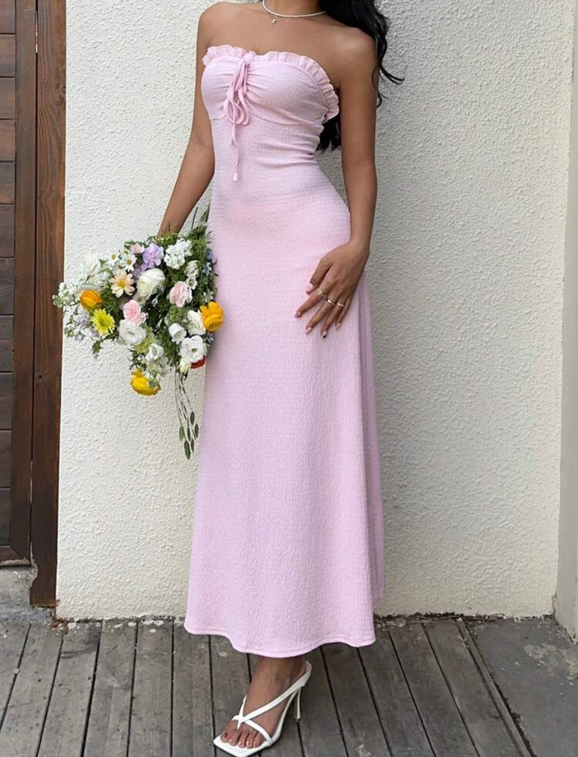 Solid color cami dress