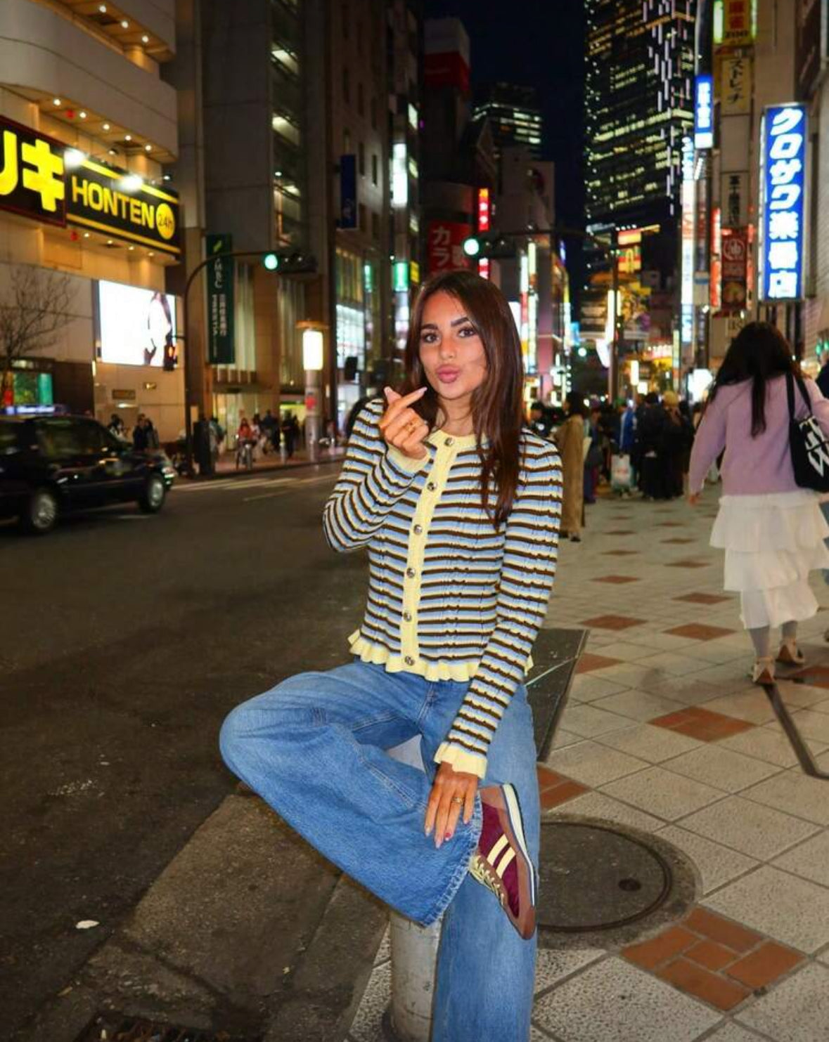 Striped sweat