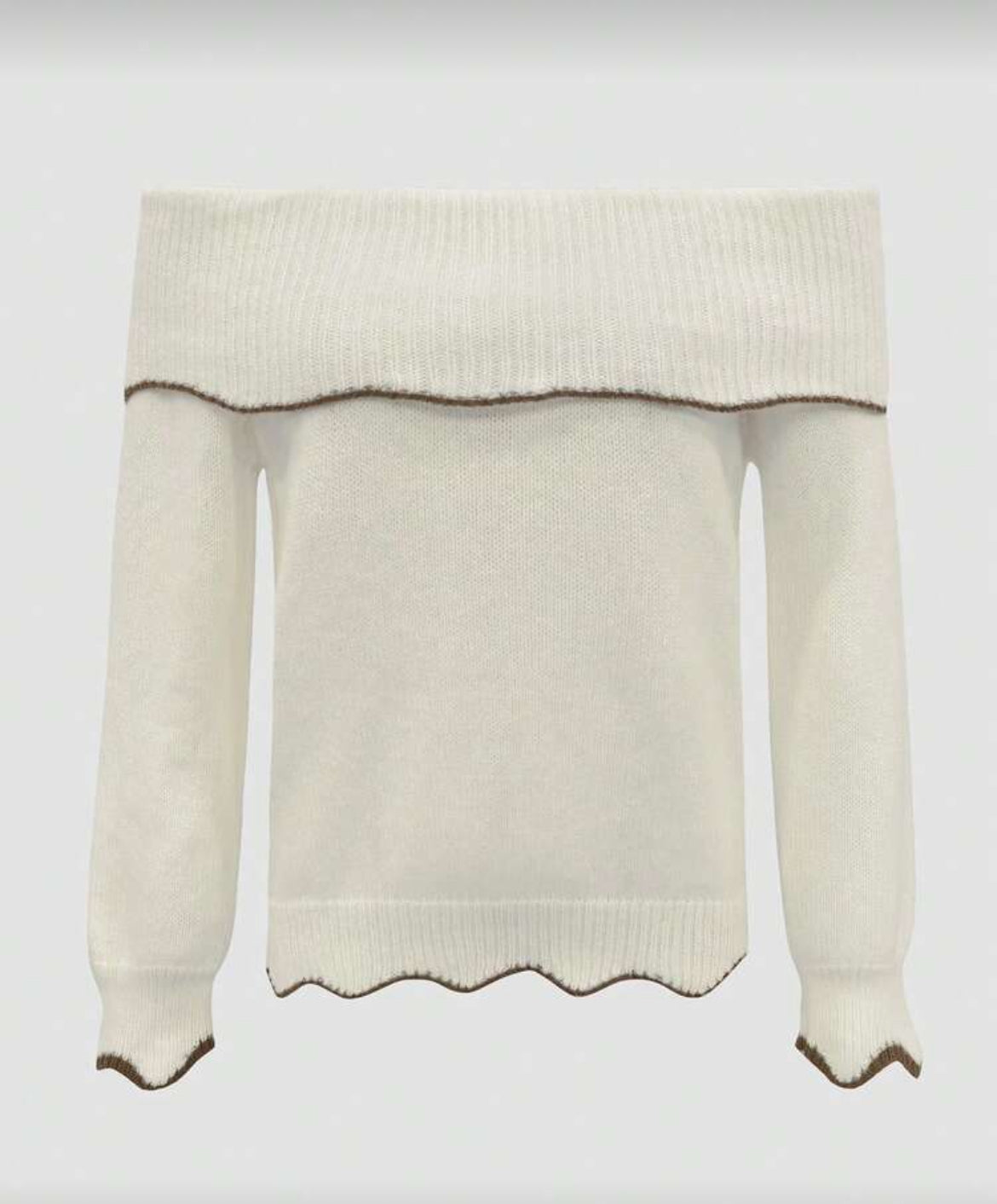 Knit Off Shoulder Sweater