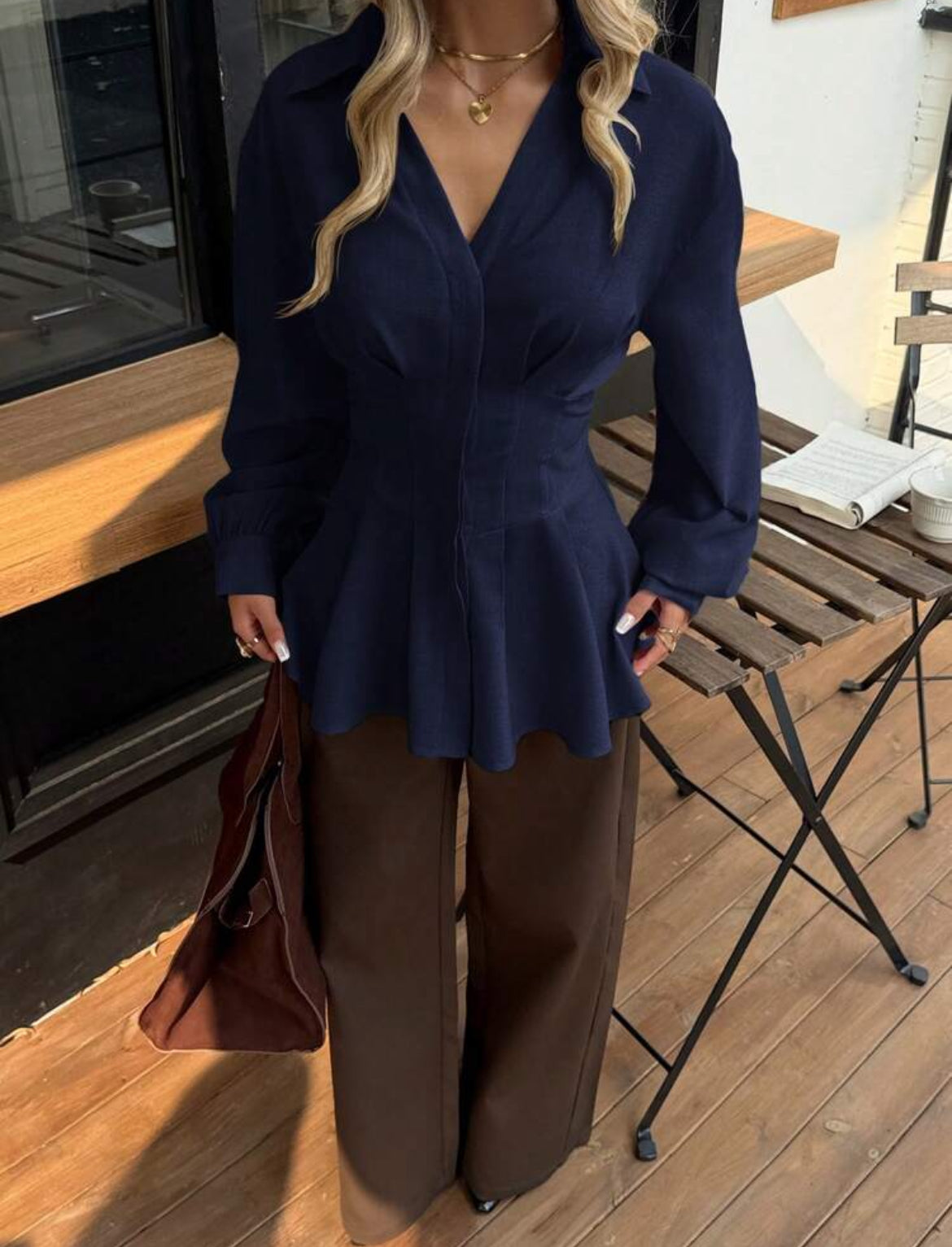 Peplum Blouse