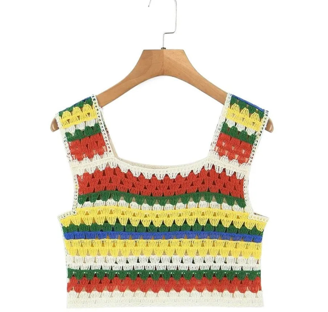 Crochet vest