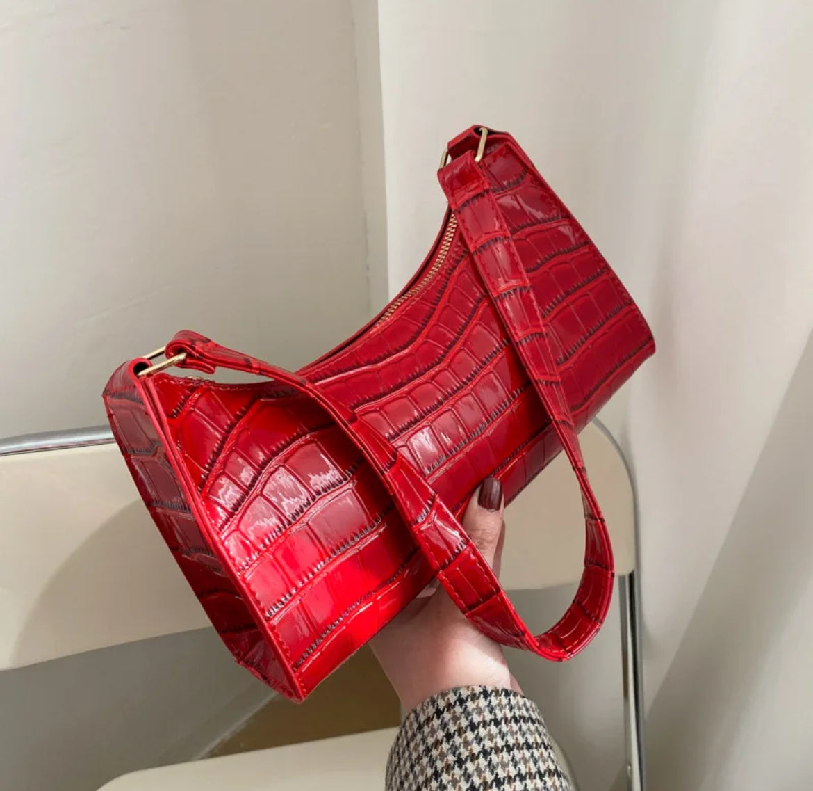 Red charlotte bag