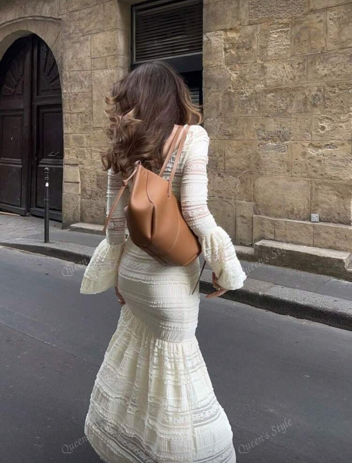 Elegant Beige Dress