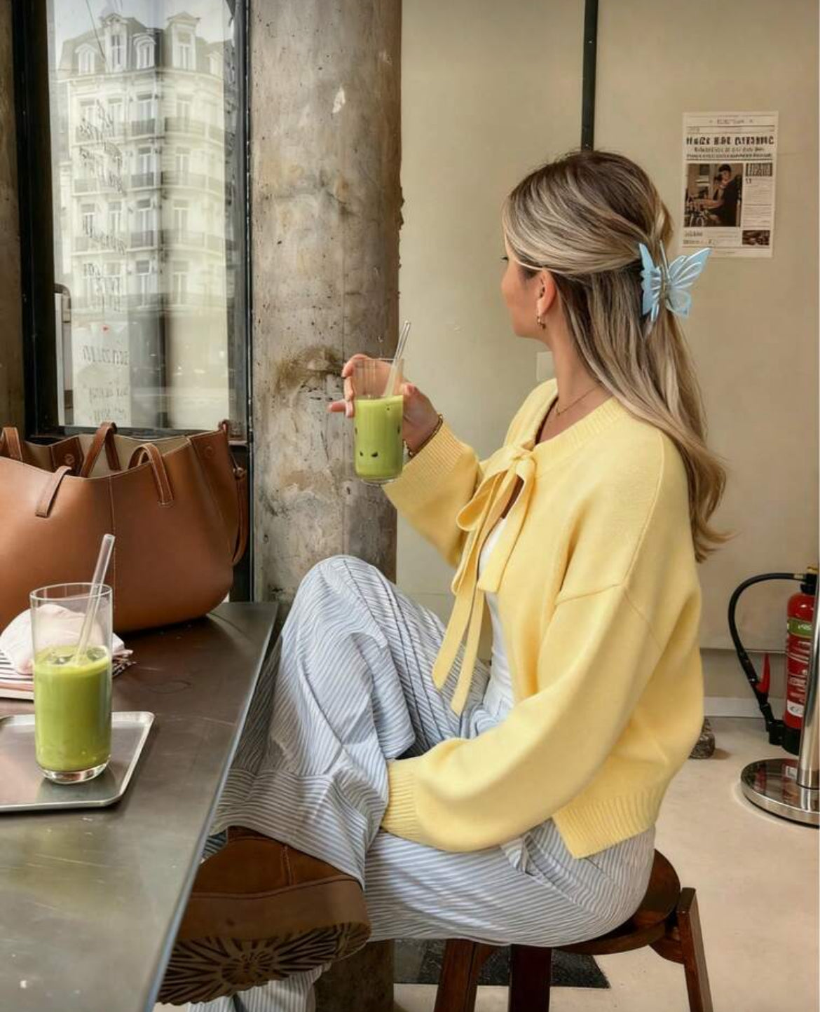 Bowknot Tie Sweater