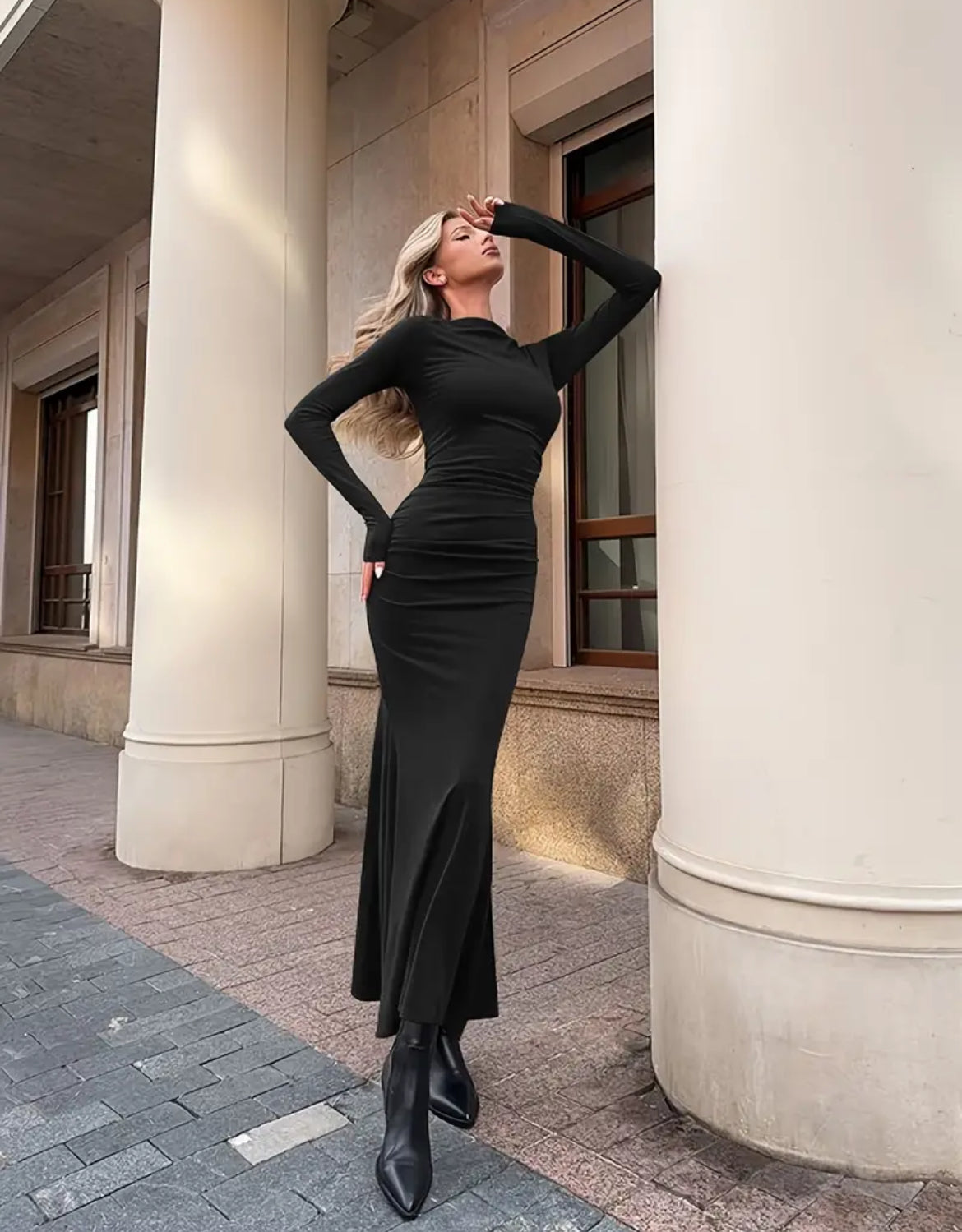 Ruched Waist Bodycon