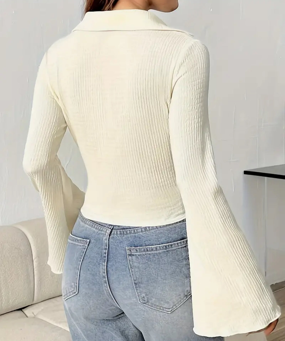 Crimped Button Down