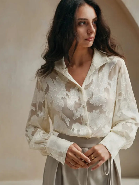 Elegant French Button Down