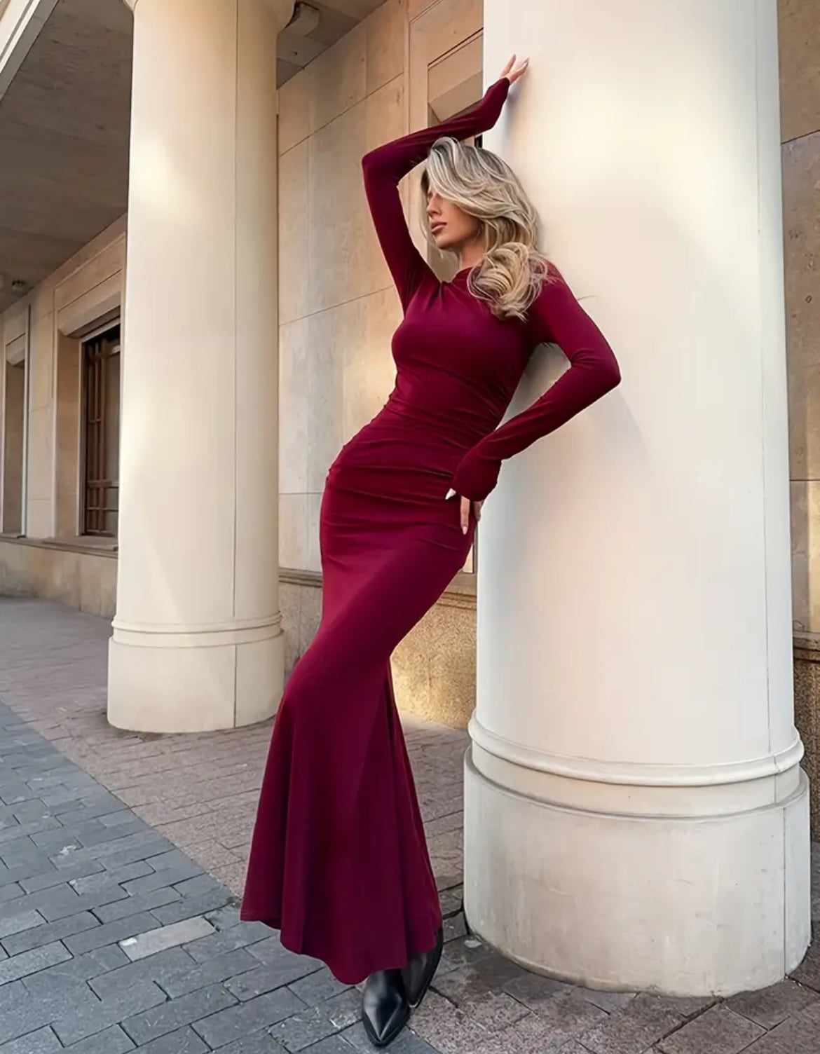 Ruched Waist Bodycon