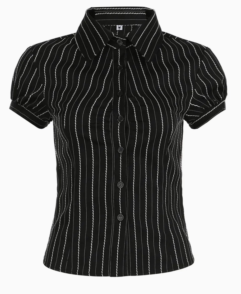 Fitted Y2K blouse