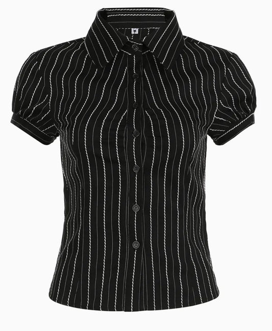 Fitted Y2K blouse