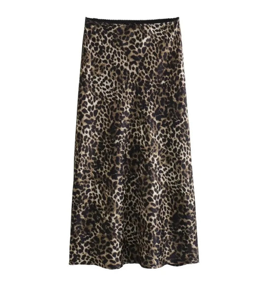 Vintage leopard skirt