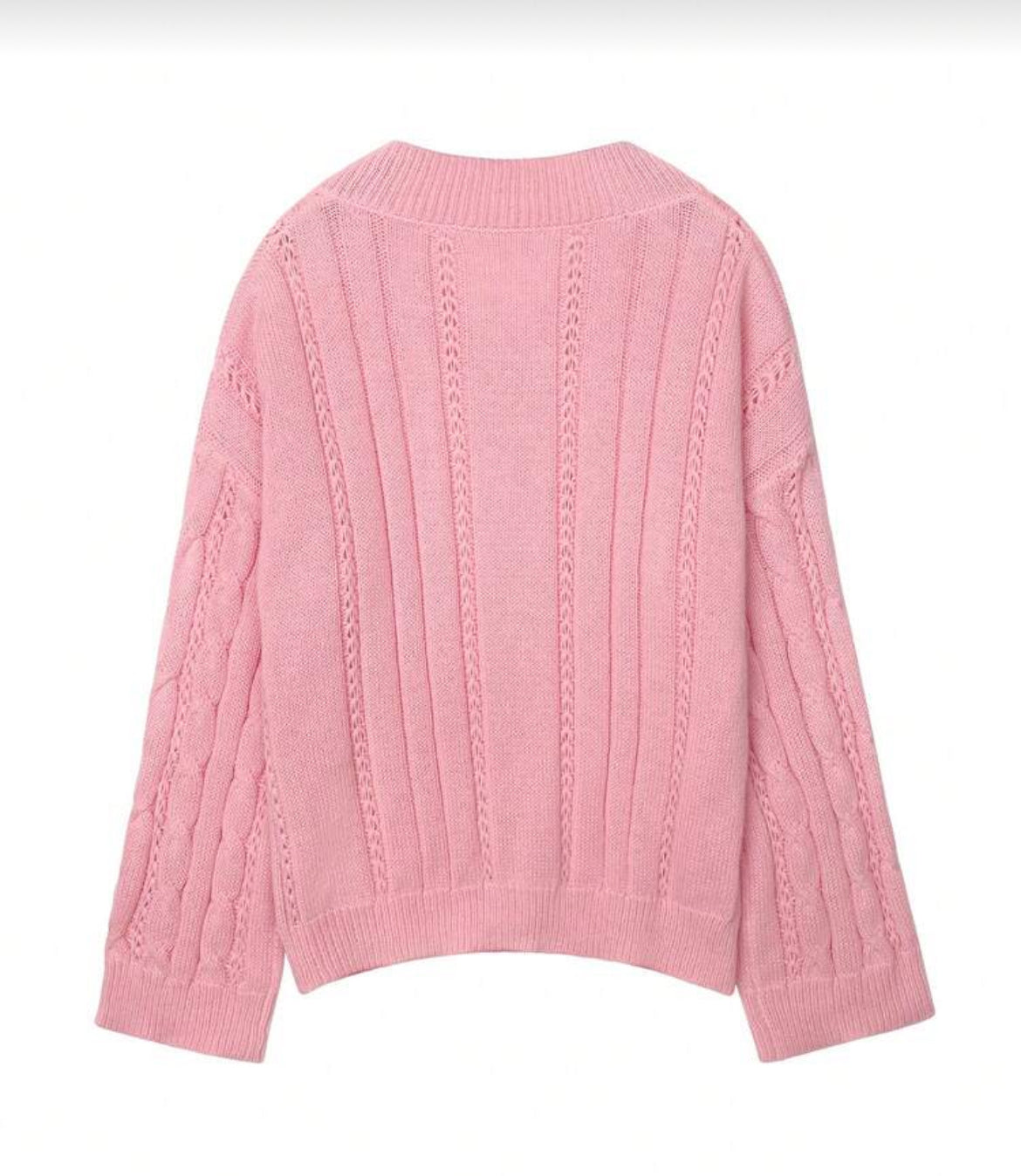 Solid Pink Sweater