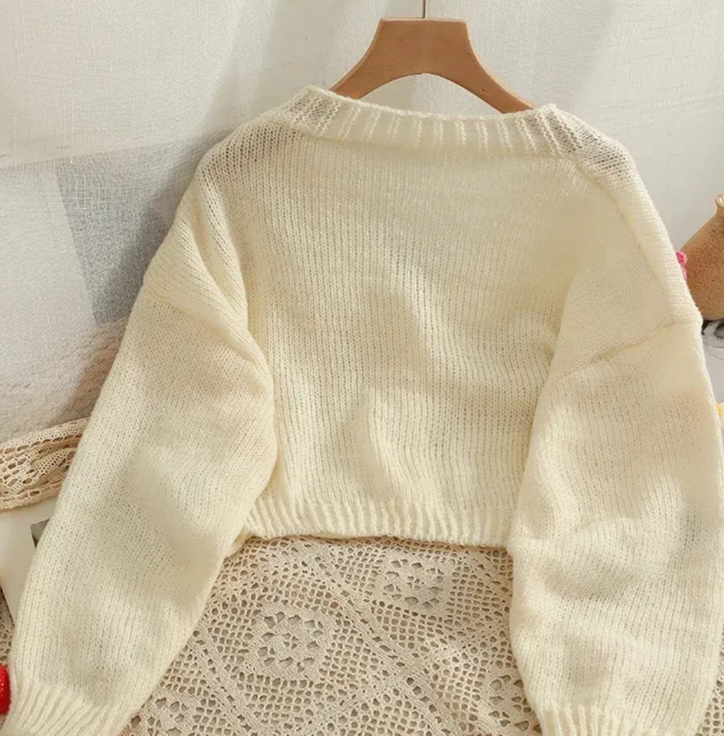 Flower cardigan