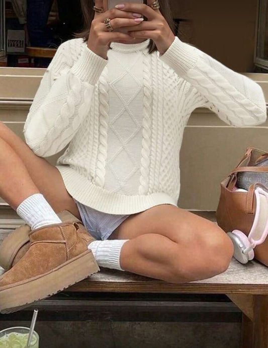 Solid Knit Sweater