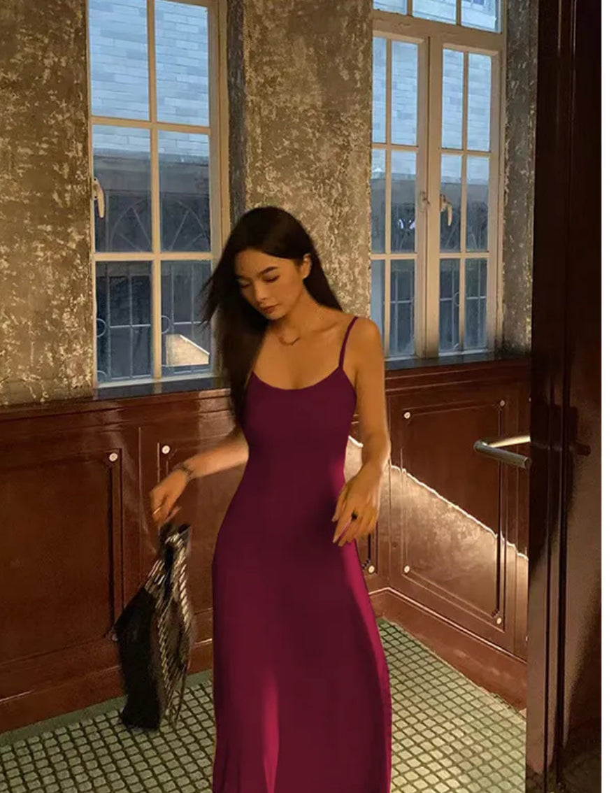 Long strap Dress
