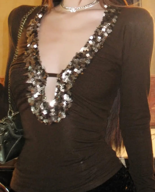 Sequin top