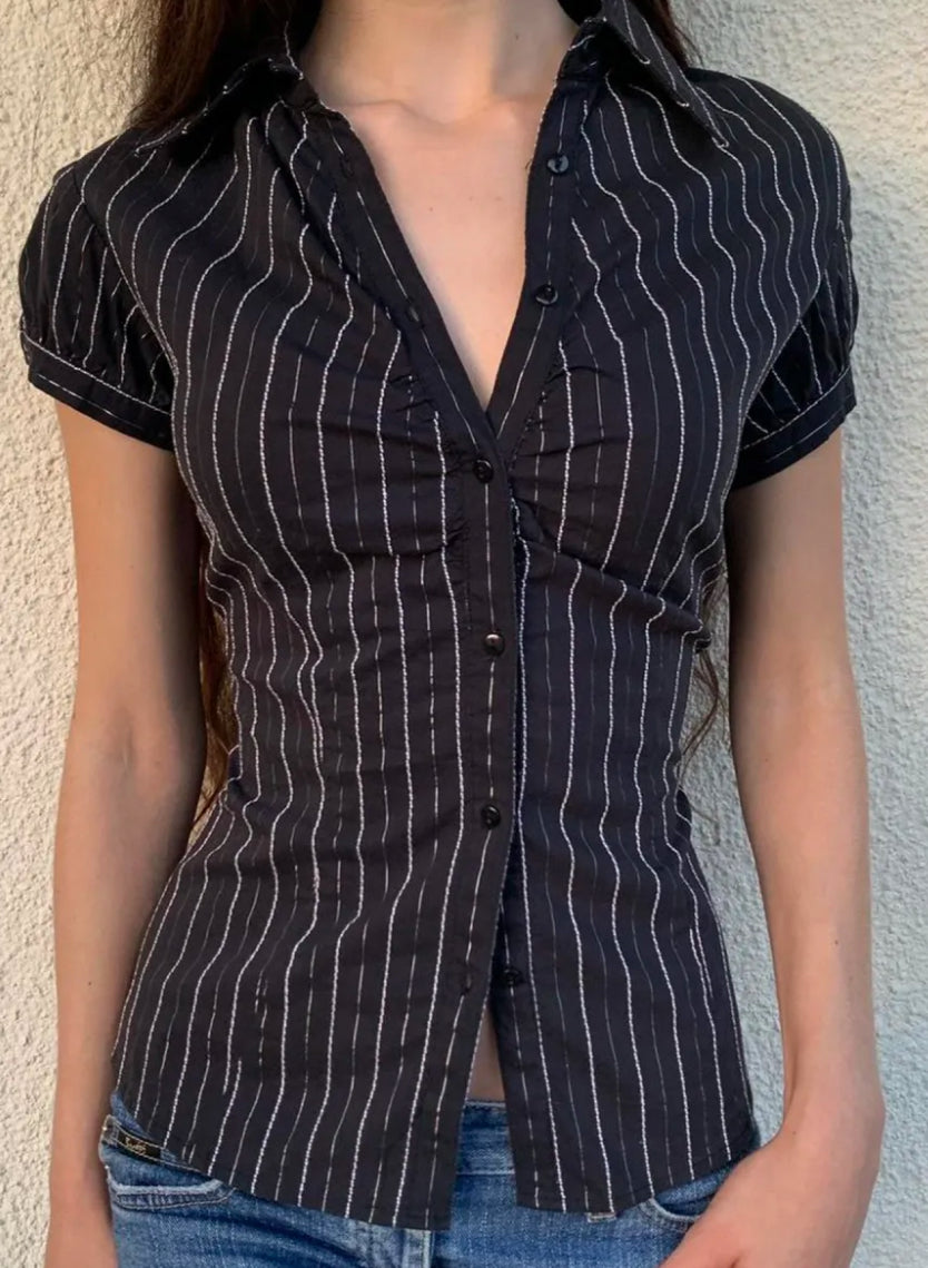 Fitted Y2K blouse