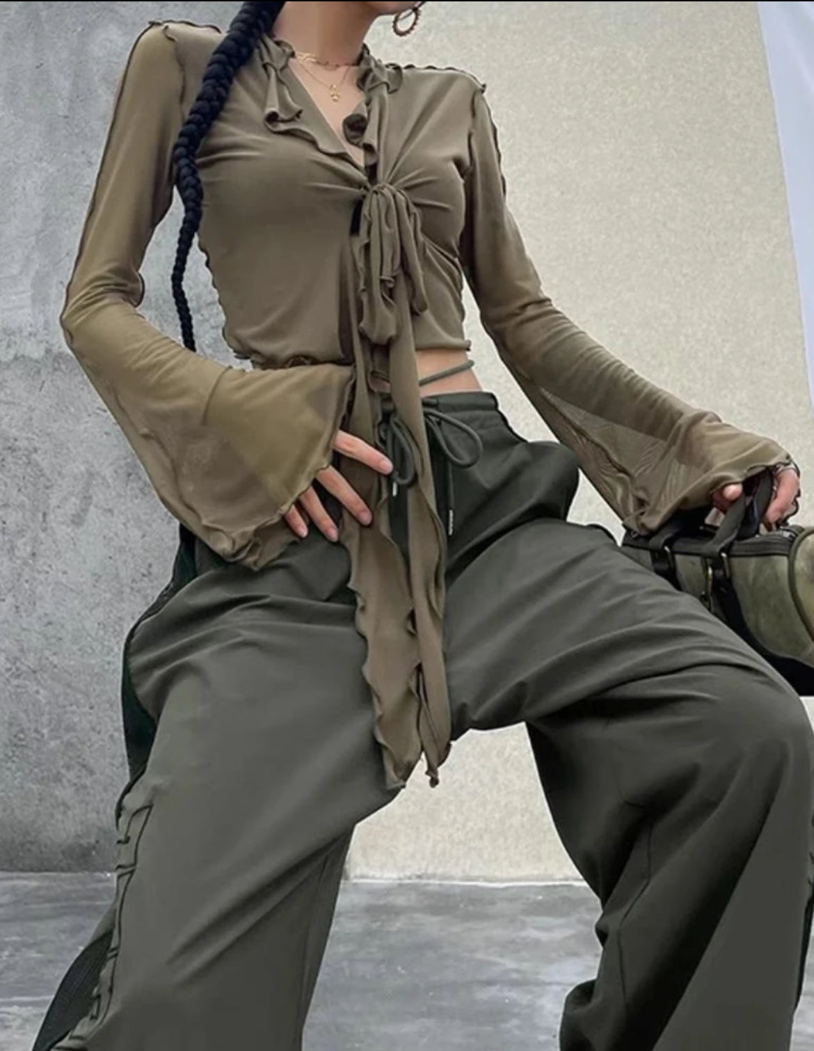 Mesh cardigans