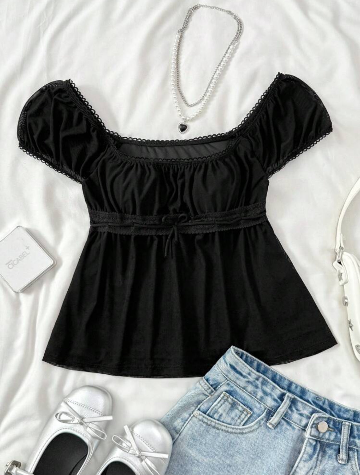Puff Sleeves Top