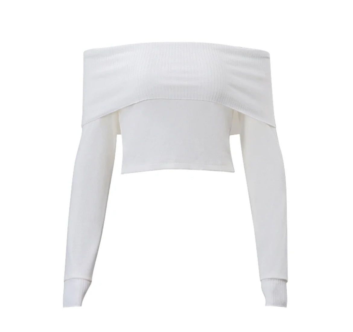 Ribbed Solid Crop Top