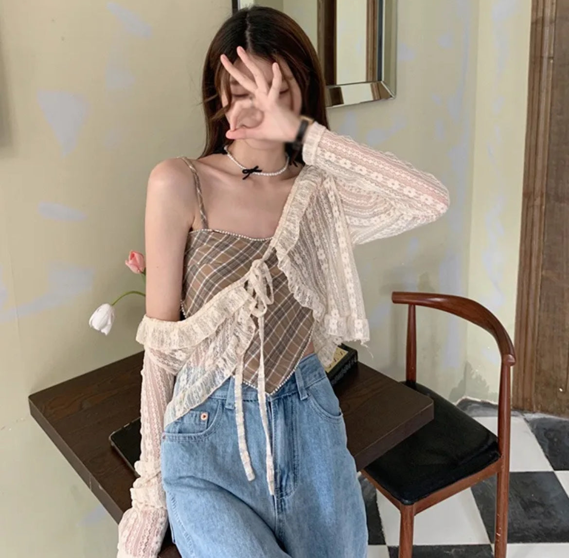 Net Cardigan